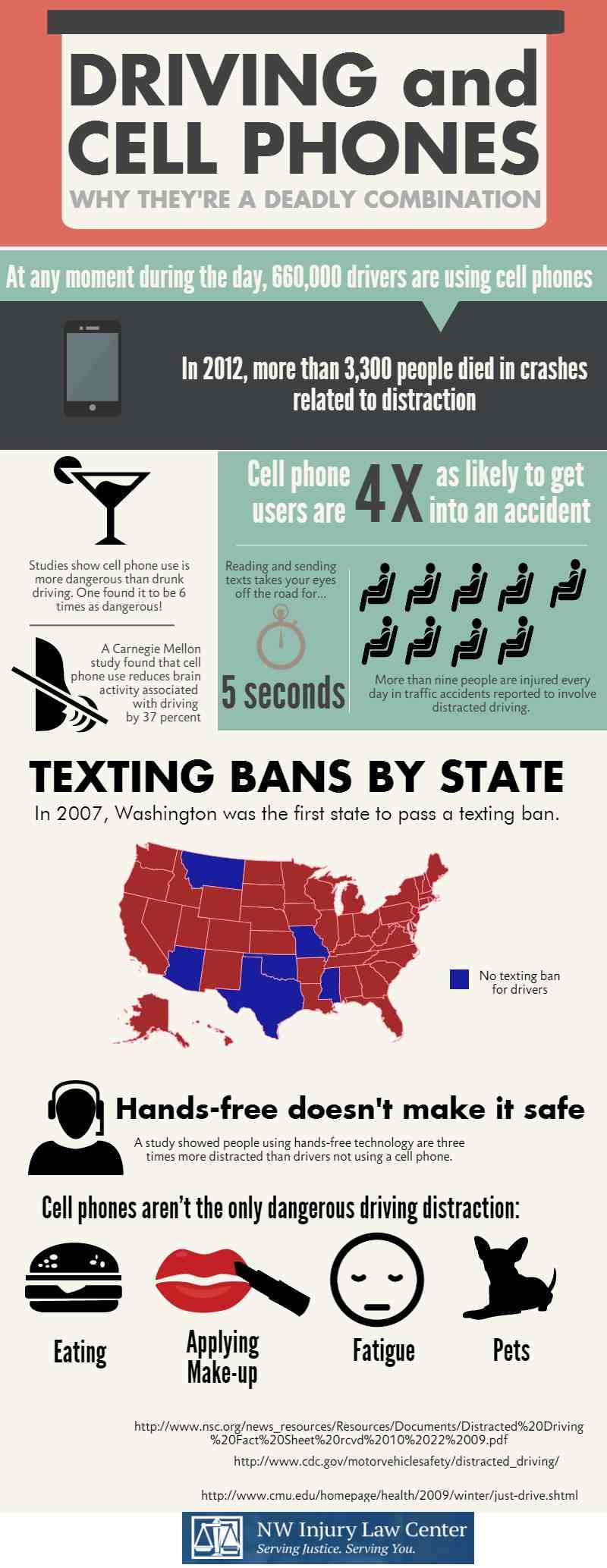 DISTRACTED DRIVING Infographic